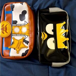 Kids Cartoon Character Pencil Cases - Brown and Black